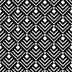 Geometric White Black Triangles Pattern