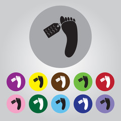 illustration of vector medical modern icon in design