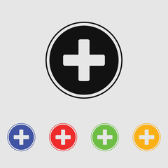 Medical cross icon