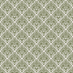 Vector seamless baroque damask luxury background