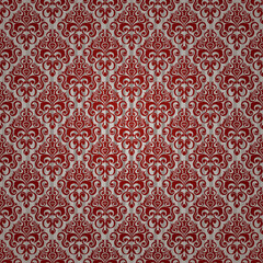 Vector seamless baroque damask luxury background