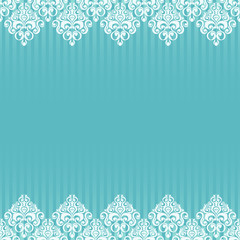 Vector seamless baroque damask luxury background
