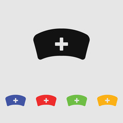 Fototapeta premium Medical hat icon