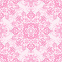 Vector seamless baroque damask luxury background