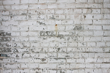 Brick white textured
