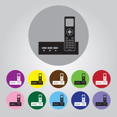 Phone simple vector icon