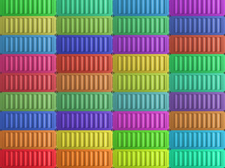 colorful containers background