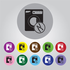 Washing machine repair icon