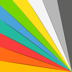 Abstract background of color paper sheets. Template for a text