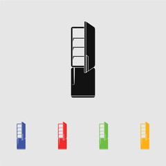 refrigerator vector icon