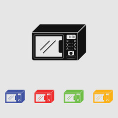 Microwave Icon Vector