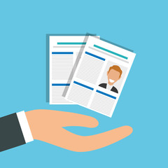 Job interview icon design