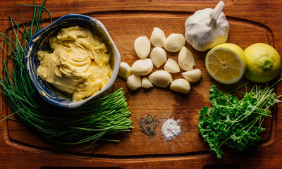 Garlic Butter Ingredients - 106048656