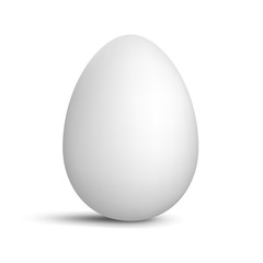 Vector White Egg