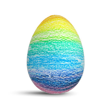 Easter Egg with Paint 2