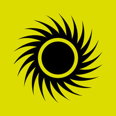 Naklejka premium sun icon design 