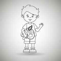 students back to school  design 