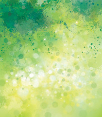 Vector abstract spring  background.