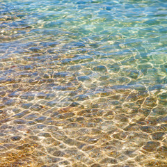 in the mediterranean sea of cyclades greece europe the color and