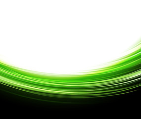 Green lines. Abstract background