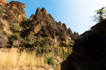 Fototapeta na wymiar The peaks of Sindou