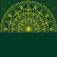 Vector template for invitation, greeting card