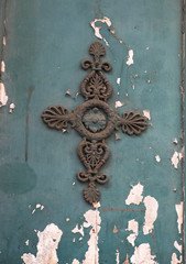 Decoration on a door