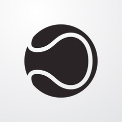 Tennis ball icon