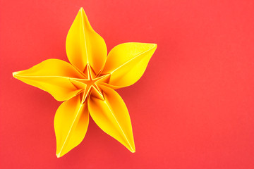 Origami flower