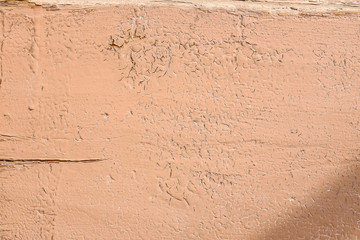 texture covered with cracked paint. Vintage wall texture background with copy space