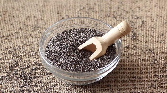 rotating Chia Seeds