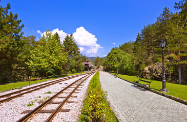 Fototapeta premium Journey in Sarganska Osmica (Shargan eight) - Serbia