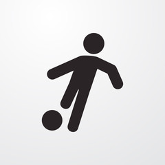 Soccer player icon