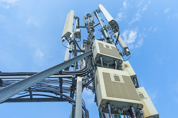 mobile phone communication repeater antenna. Mobile phone network antenna.