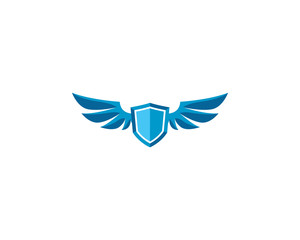 Obraz premium wing shield logo