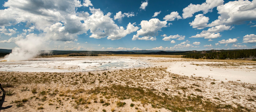 Natural hot spring, Yellowstone National Park