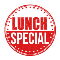 Lunch special stamp
