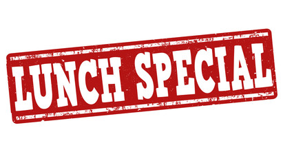 Lunch special stamp