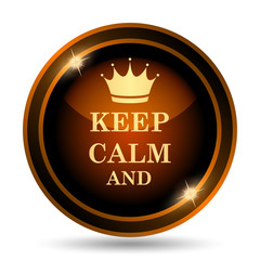 Keep calm icon