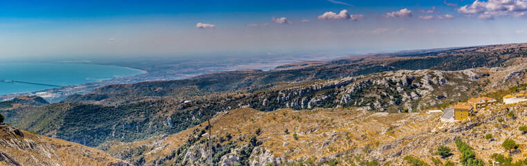 View of the coast of Gargano