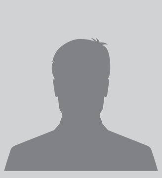 Male silhouette avatar icon, user profile picture