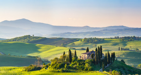 Schöne Landschaft in der Toskana, Italien