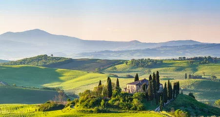 Schöne Landschaft in der Toskana, Italien © sborisov