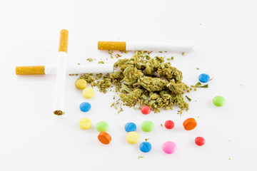 Illegal drugs. Narcotic drugs