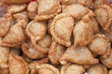 curry puff, freshy cooked curry puff, snack
