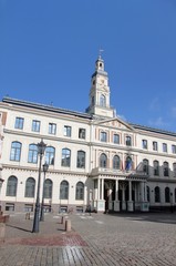 bâtiment officiel à Riga