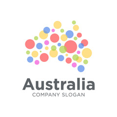 Australia Dots Map