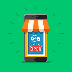 Vector e-commerce concept