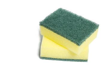 cleaning sheet on white background