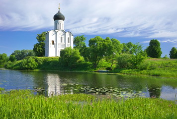 Church of the Intercession on the Nerl. Russia, the village Bogolyubovo.